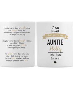 Personalised I Am Glad… Mug