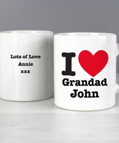 Personalised I HEART Mug