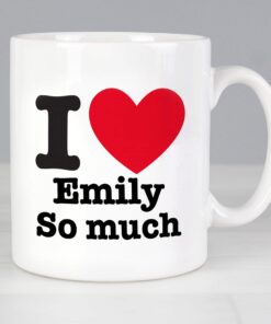 Personalised I HEART Mug