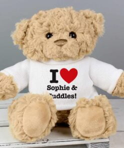 Personalised I HEART Teddy Bear