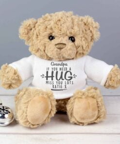 Personalised If You Need A Hug Teddy Bear