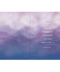 Personalised In Loving Memory Cross Card