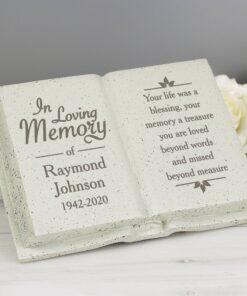 Personalised In Loving Memory Memorial Book