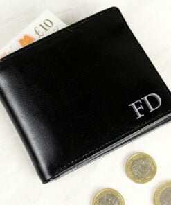 Personalised Initials Leather Wallet