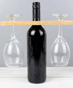 Personalised ‘Initials’ Wine Glass & Bottle Butler
