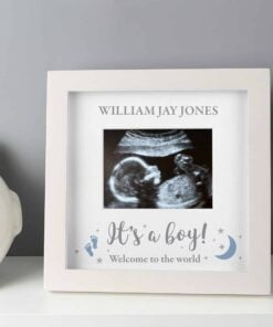Personalised ‘It’s A Boy’ Baby Scan Frame