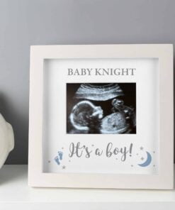 Personalised ‘It’s A Boy’ Baby Scan Frame