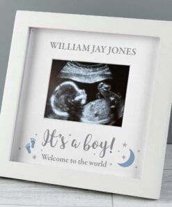Personalised ‘It’s A Boy’ Baby Scan Frame