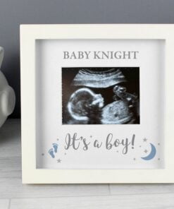 Personalised ‘It’s A Boy’ Baby Scan Frame