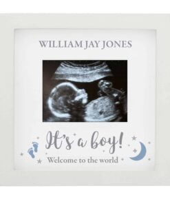 Personalised ‘It’s A Boy’ Baby Scan Frame