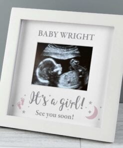 Personalised ‘It’s A Girl’ Baby Scan Frame