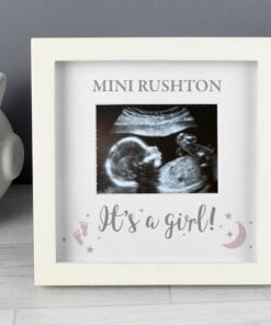 Personalised ‘It’s A Girl’ Baby Scan Frame