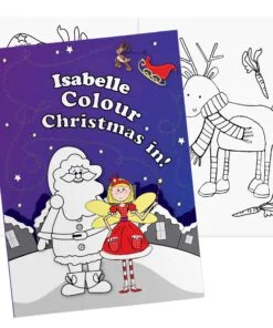 Personalised ‘It’s Christmas’ Fairy Colouring Book