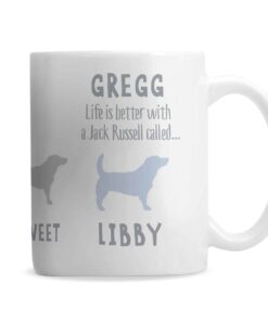 Personalised Jack Russell Dog Breed Mug
