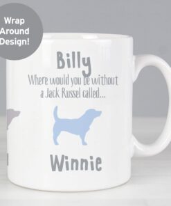 Personalised Jack Russell Dog Breed Mug