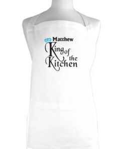 Personalised King of the Kitchen Apron