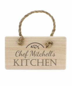 Personalised Kitchen Wooden Sign