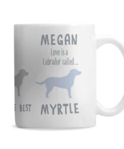Personalised Labrador Dog Breed Mug