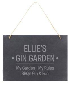 Personalised Large Hanging Slate Sign