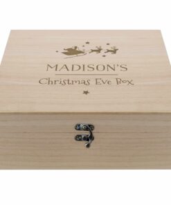 Personalised Large Wooden Christmas Eve Box