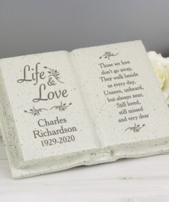 Personalised Life & Love Memorial Book