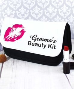 Personalised Lips Make Up Bag
