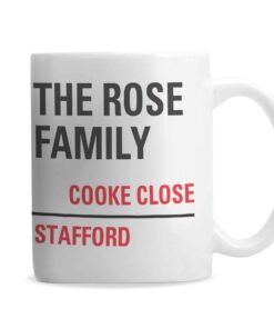 Personalised London Street Sign Mug