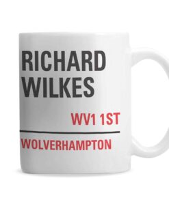 Personalised London Street Sign Mug