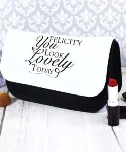 Personalised Look Lovely Make Up Bag