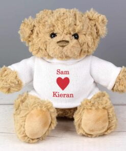 Personalised Love Heart Teddy Bear
