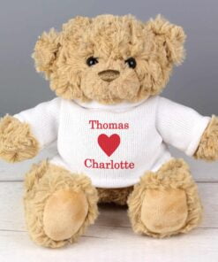 Personalised Love Heart Teddy Bear
