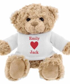 Personalised Love Heart Teddy Bear