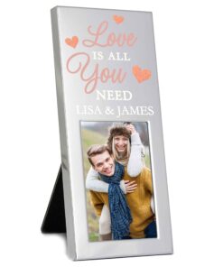 Personalised ‘Love is All You Need’ 2×3 Photo Frame