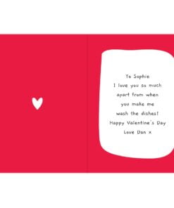 Personalised Love You – Most Of The Time Card
