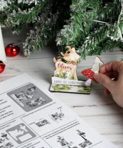 Personalised Make Your Own Festive Fawn 3D Decoration Kit