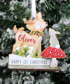 Personalised Make Your Own Festive Fawn 3D Decoration Kit
