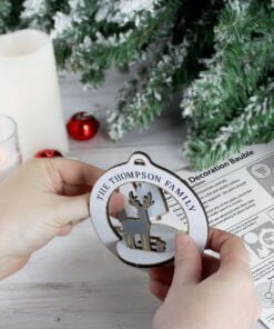 Personalised Make Your Own Reindeer 3D Decoration Kit
