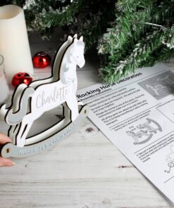 Personalised Make Your Own Rocking Horse 3D Decoration Kit