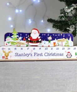Personalised Make Your Own Santa Christmas Advent Countdown Kit