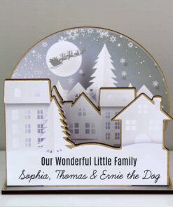 Personalised Make Your Own Town 3D Decoration Kit