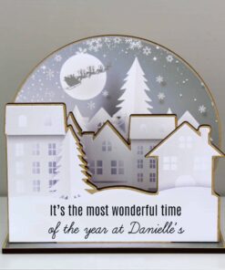 Personalised Make Your Own Town 3D Decoration Kit