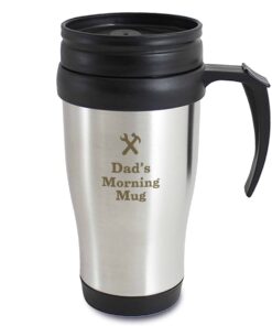 Personalised Man At Work Travel Mug