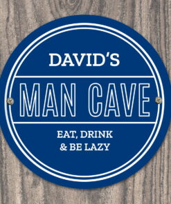 Personalised Man Cave Heritage Plaque