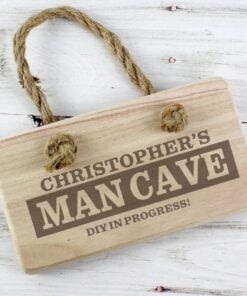 Personalised Man Cave Wooden Sign