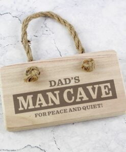 Personalised Man Cave Wooden Sign