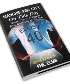 Personalised Manchester City On This Day Book