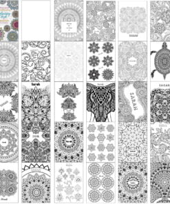 Personalised Mandala Colouring Book