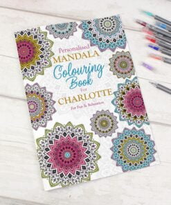 Personalised Mandala Colouring Book