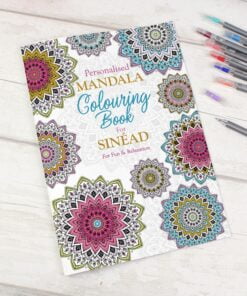 Personalised Mandala Colouring Book