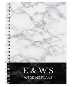 Personalised Marble Effect A5 Notebook